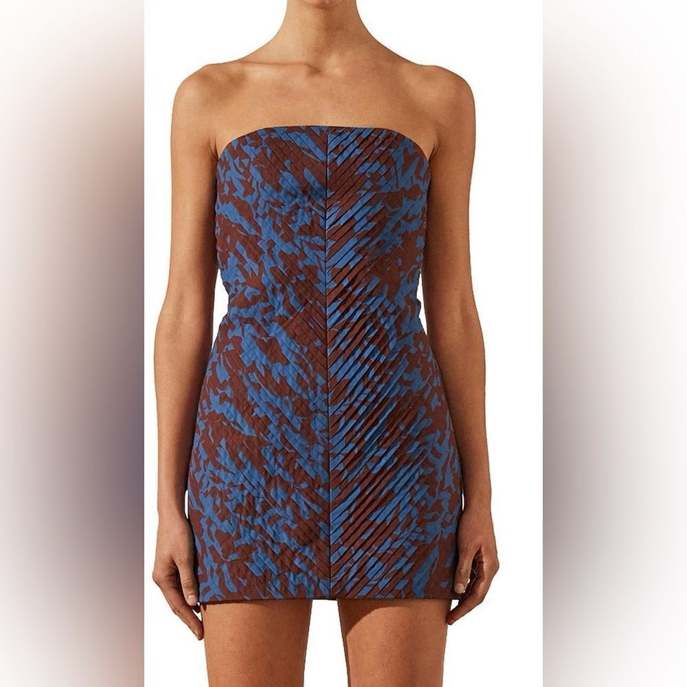 Shona Joy
Catia Strapless Pleated Mini Dress Size M
Pristine Condition!